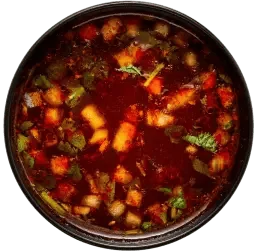 Birria consommé for dipping