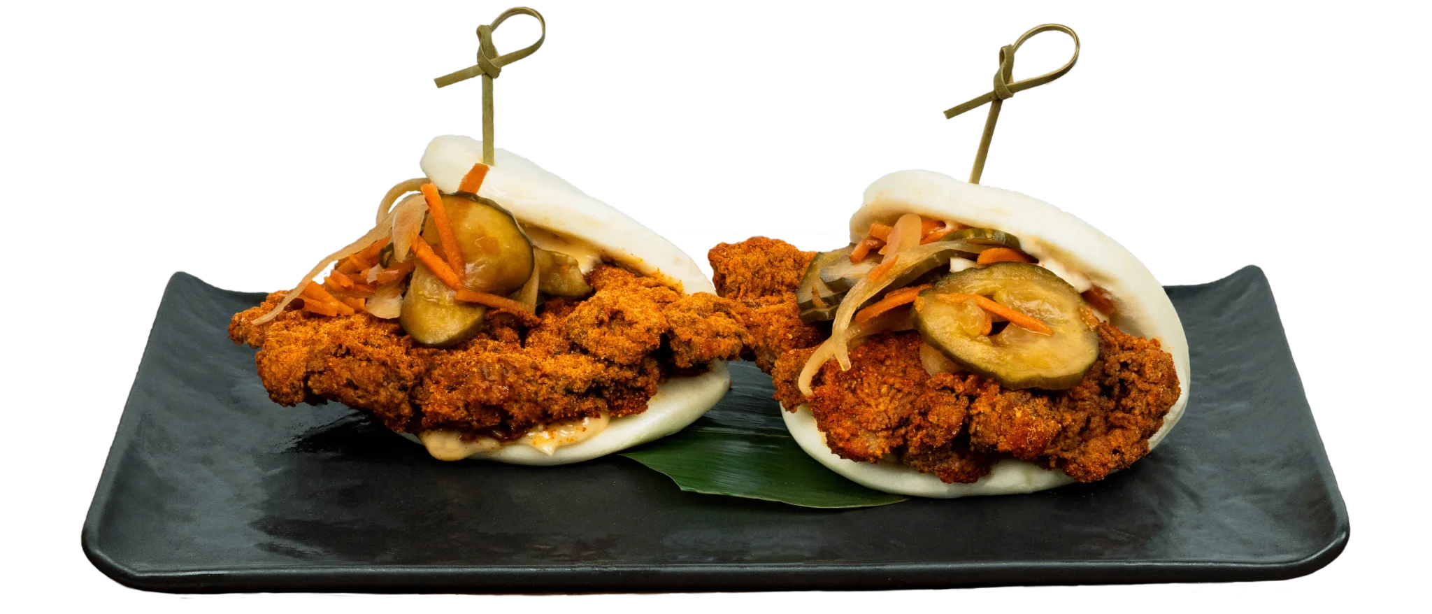 Hot Chicken Bao Buns