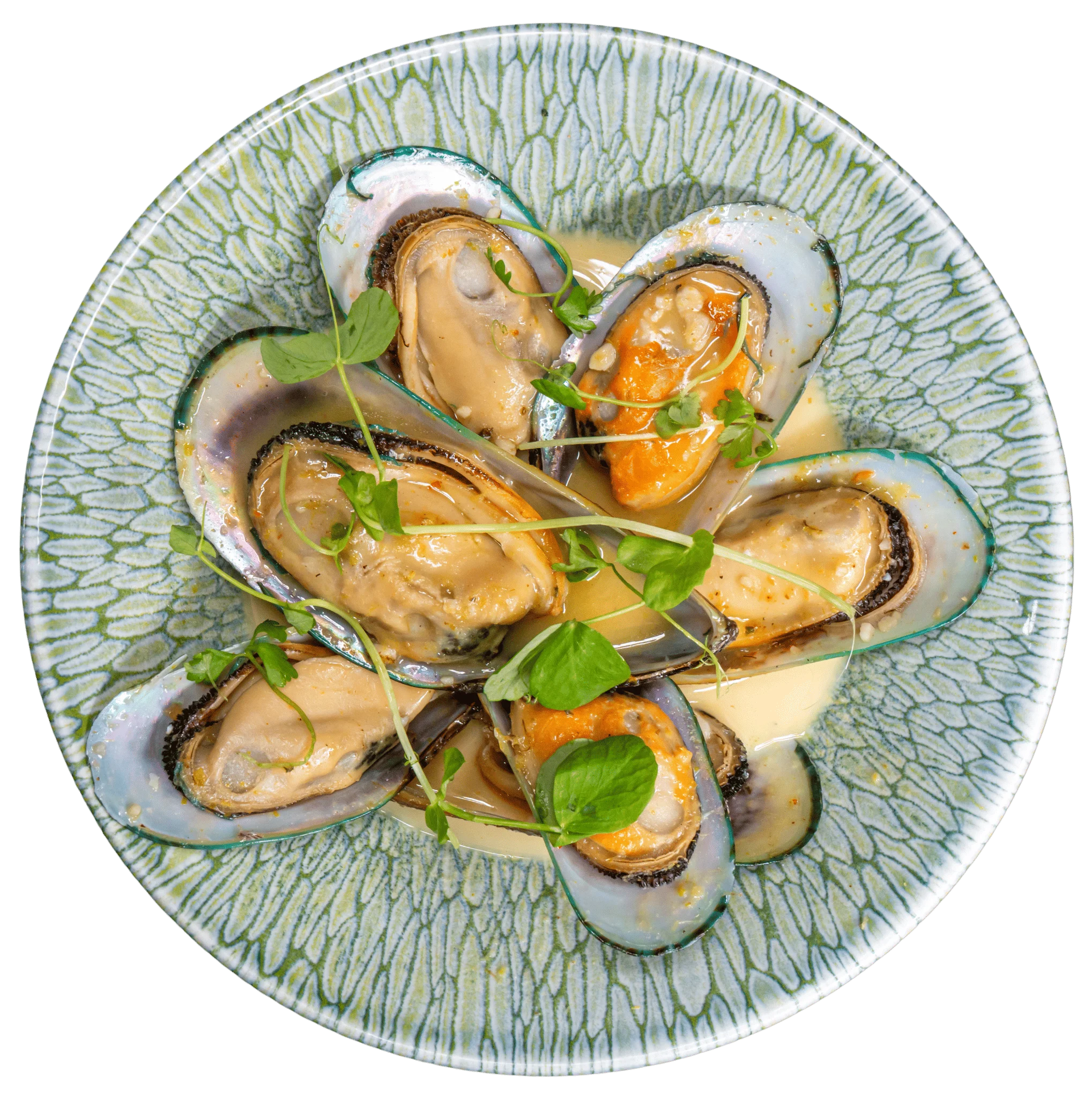 Green Curry Mussels