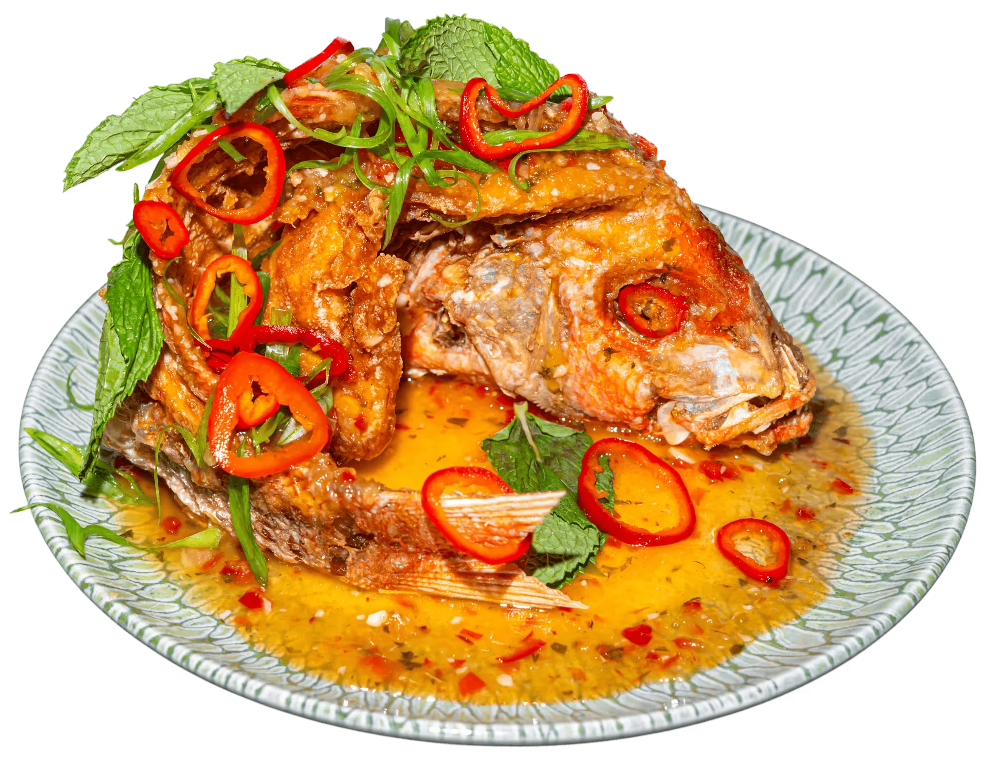 Crispy Thai Style Whole Snapper