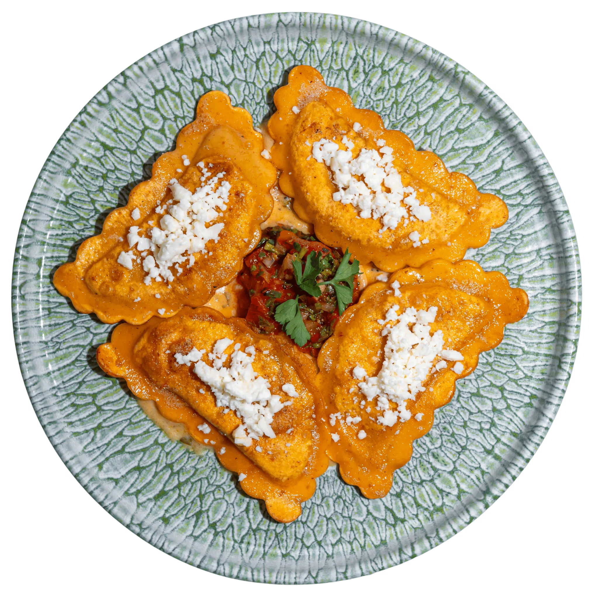 Quesa Birria Ravioli