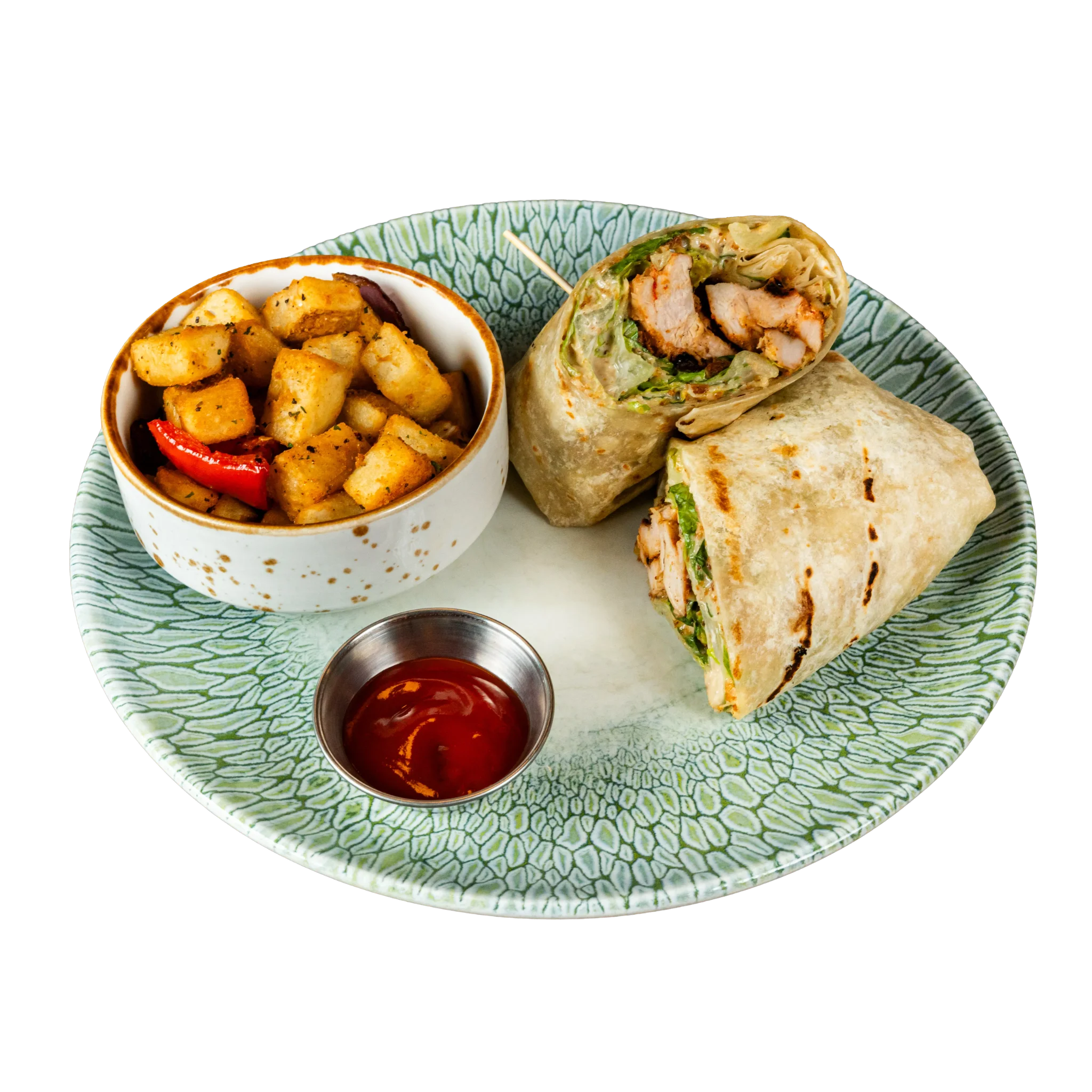 GRILLED CHICKEN CAESAR WRAP
