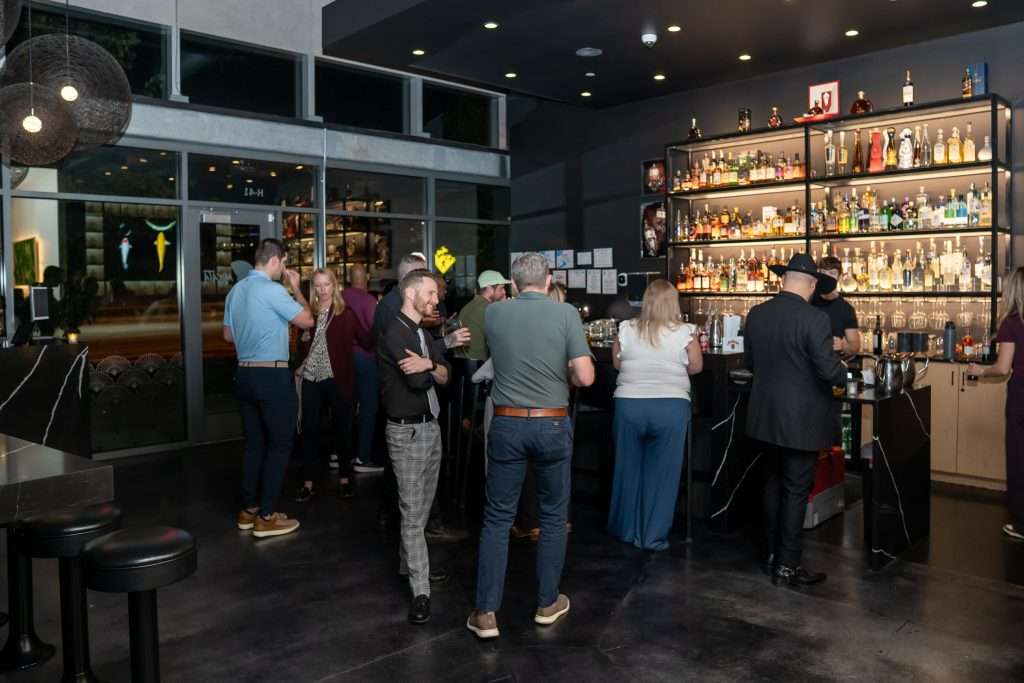 Corporate sushi event