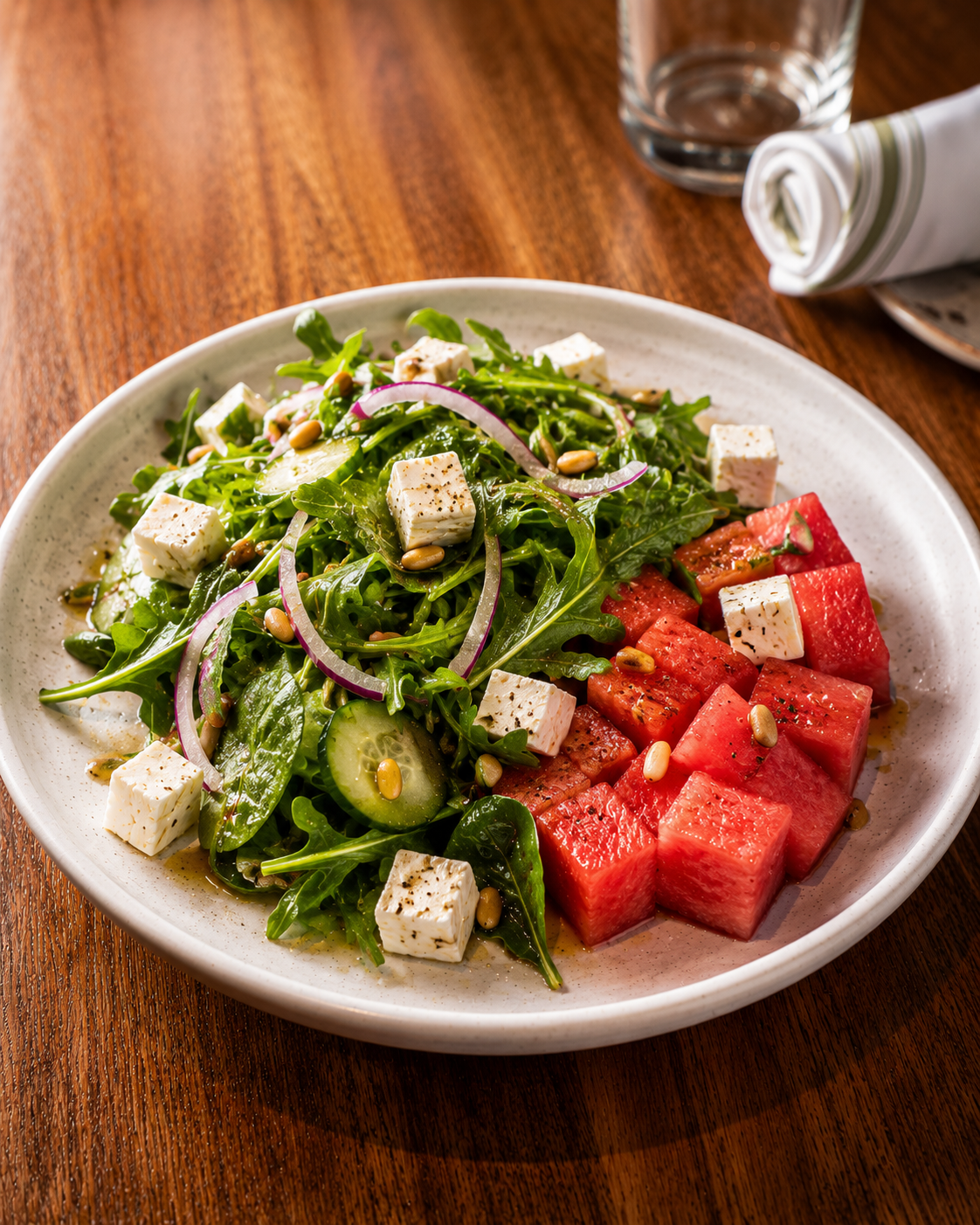 Watermelon Feta Summer Salad