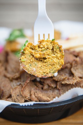A spread of Mediterranean sides that pair perfectly with falafel